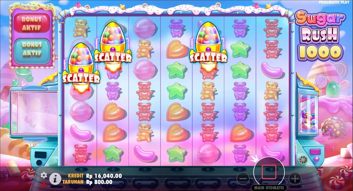 Sugar Rush 1000 slot demo screenshoot