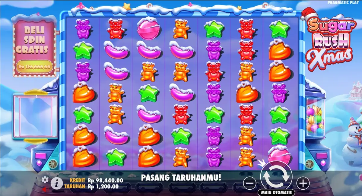 Sugar Rush Xmas slot demo screenshoot